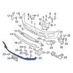 Lower Deflector - Ford (kb3z17626c) - view 9