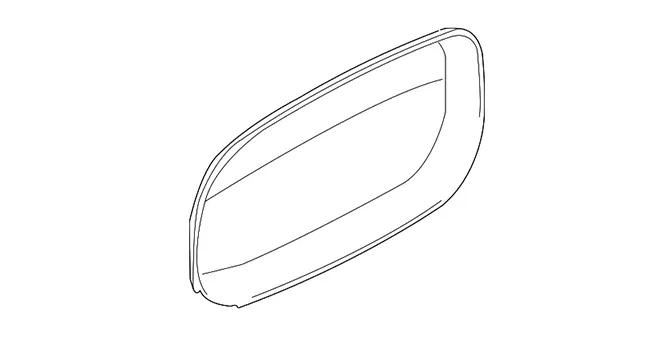 Cover Mirror Housing - Ford (kb3z17a703b)