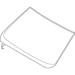 Windshield - Ford (kb3z2103100a) - view 7