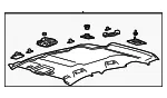 Headlining Roof - Ford (kj7z7851916hb) - view 3