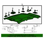 Headlining Roof - Ford (kj7z7851916hb) - view 4