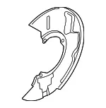 Splash Shield - Ford (kk3z2k004b) - view 6