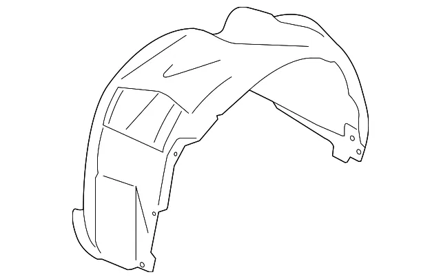 Fender Splash Shield - Ford (kr3z16102a) - view 2