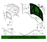 Hood Panel - Ford (kr3z16612a) - view 7
