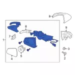 Mirror - Ford (kr3z17682a) - view 8
