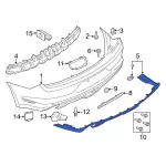 Valance Panel - Ford (kr3z17f828ca) - view 7