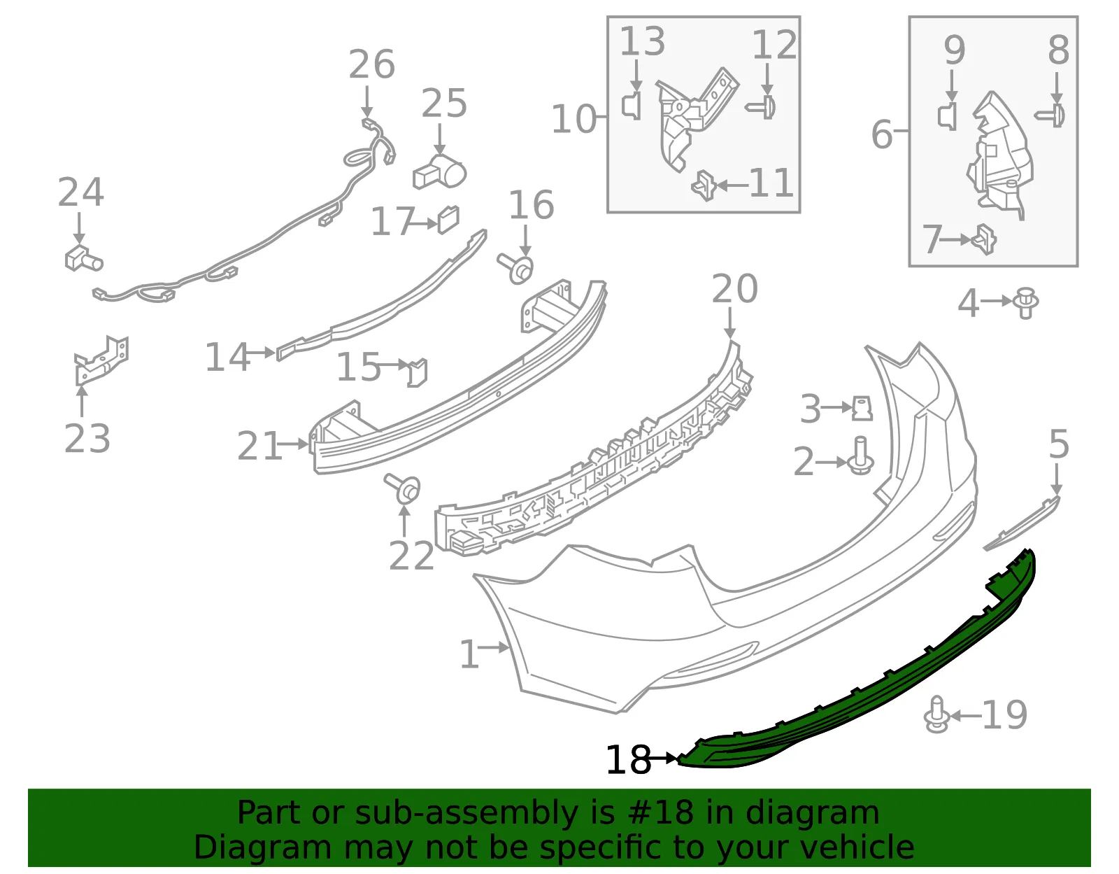 Valance Panel - Ford (ks7z17f828da) - view 5