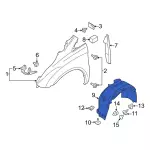 Fender Splash Shield - Ford (kt1z16103c) - view 11