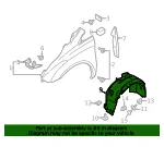 Fender Splash Shield - Ford (kt1z16103c) - view 13