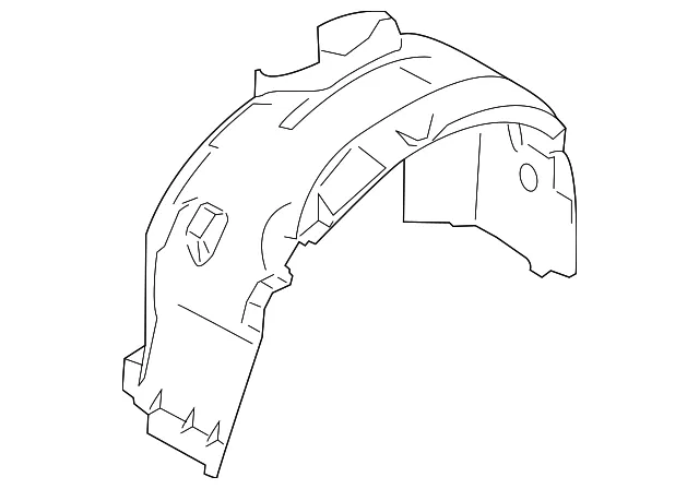 Fender Splash Shield - Ford (kt1z16103c) - view 4
