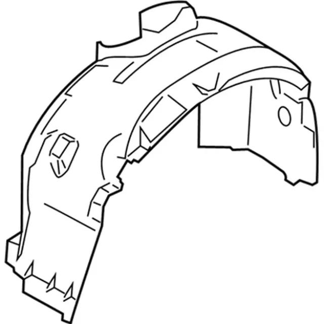 Fender Splash Shield - Ford (kt1z16103c) - view 6