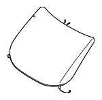 Windshield - Ford (kt1z5403100h) - view 9
