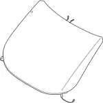 Windshield - Ford (kt1z5403100n) - view 7