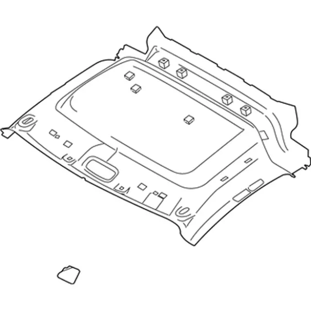 Front Headliner - Ford (kt1z6151916rd)