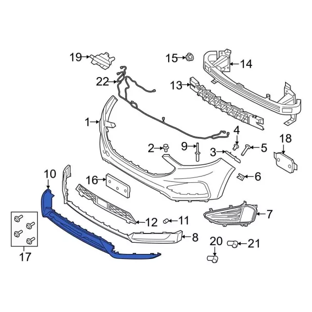 Valance Panel - Ford (kt4z17d957ba) - view 2