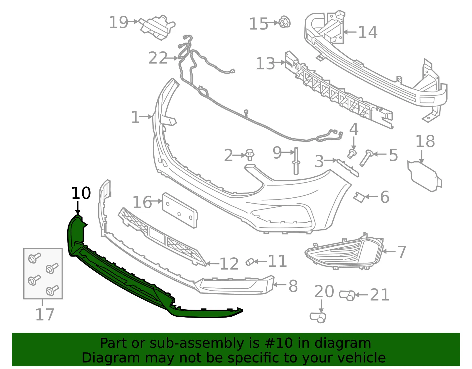 Valance Panel - Ford (kt4z17d957ba) - view 4