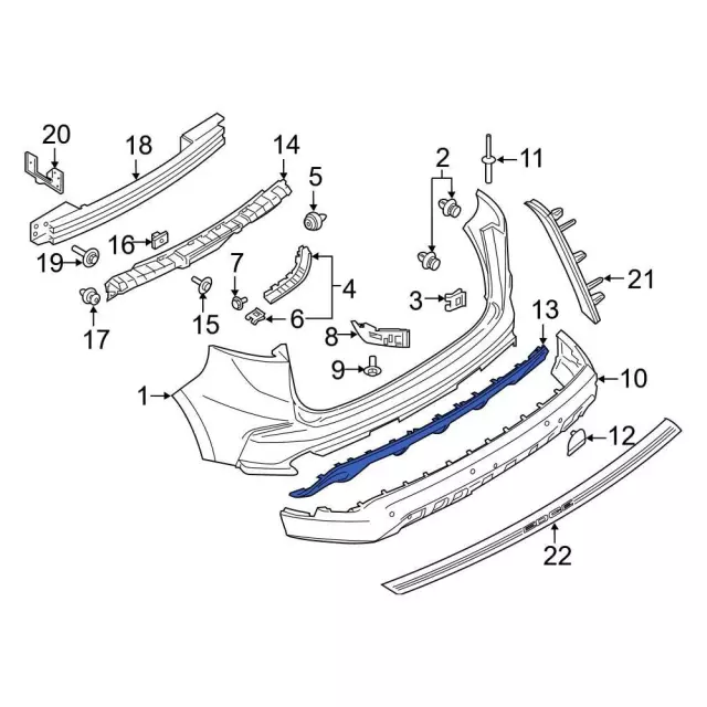 Valance Panel - Ford (kt4z17k835acptm) - view 3