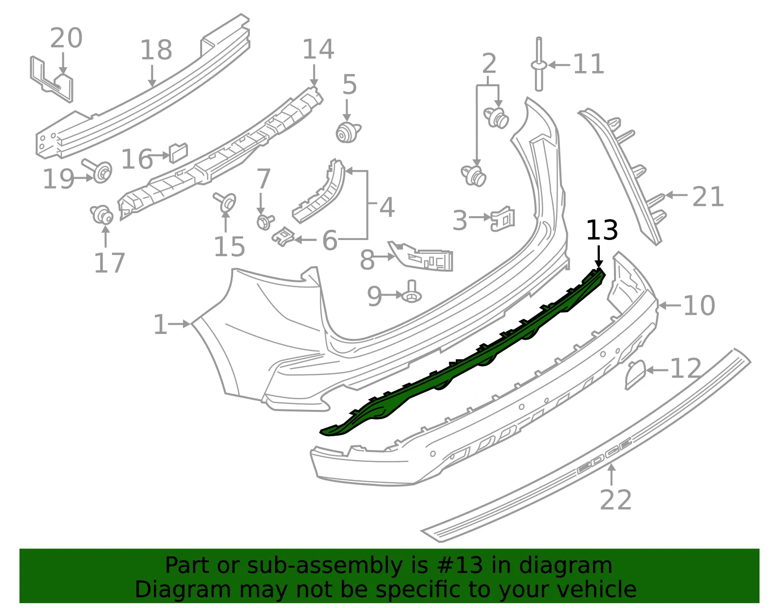 Valance Panel - Ford (kt4z17k835acptm) - view 6