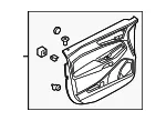 Door Interior Trim Panel - Ford (kt4z5823943ca) - view 12