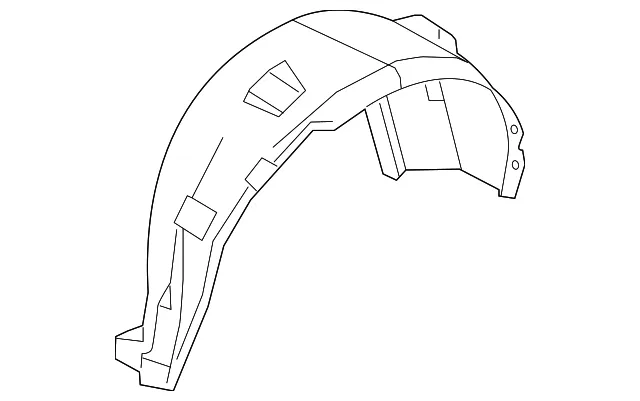 Splash Shield - Ford (kt4z58278b50c) - view 3
