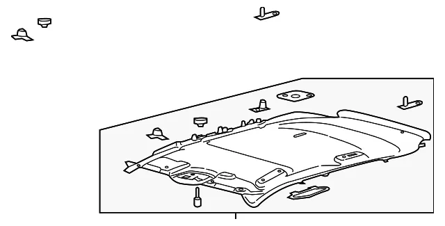 Headliner - Ford (kt4z5851916ea)