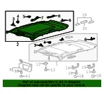 Headliner - Ford (kt4z5851916fa) - view 4