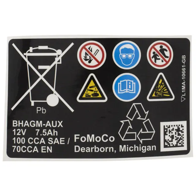 Engine Decal - Ford (l1mz5400014a) - view 4