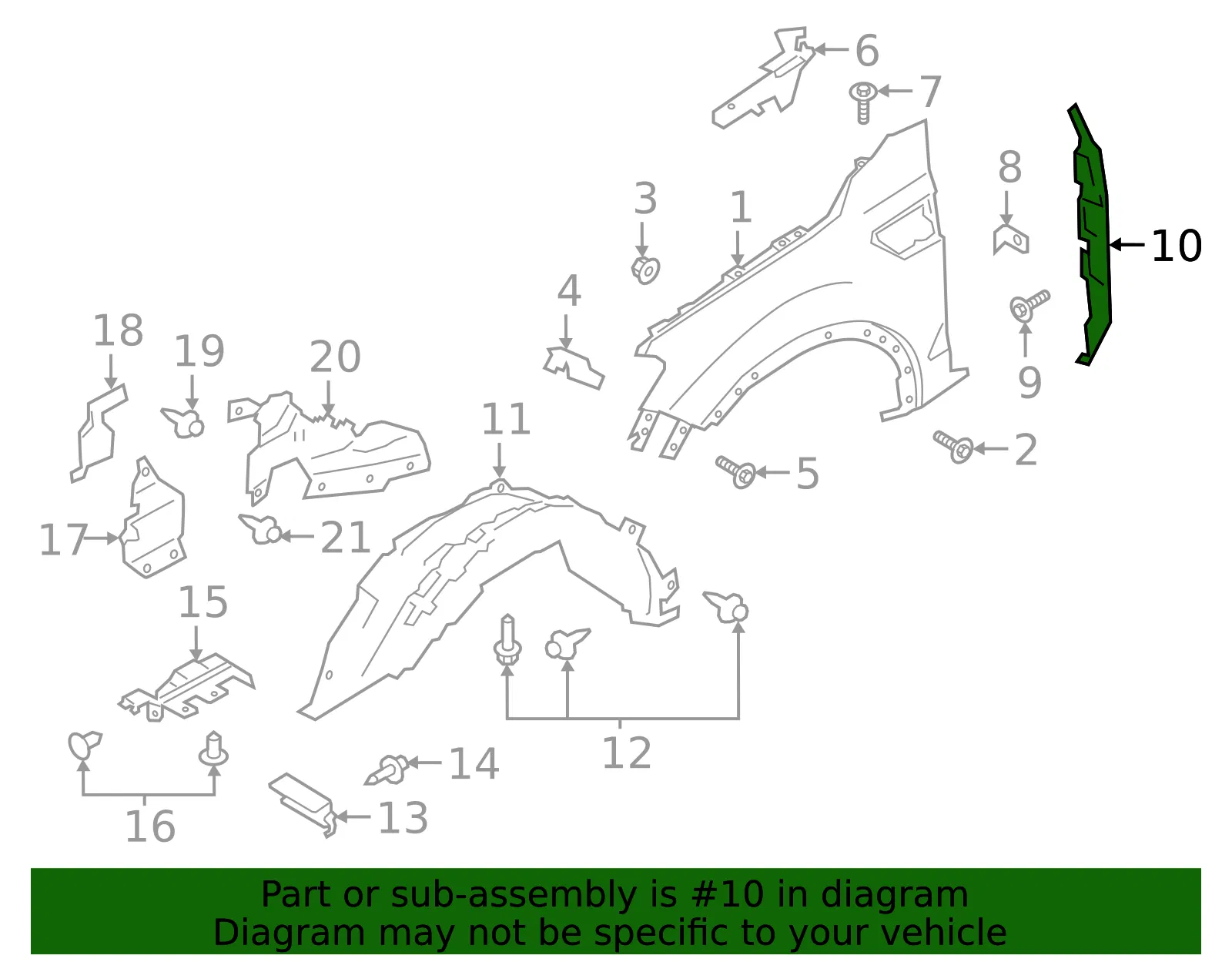 Fender Insulator - Ford (lb3z16072a) - view 5