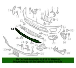 Valance Panel - Ford (lb3z17626captm) - view 12