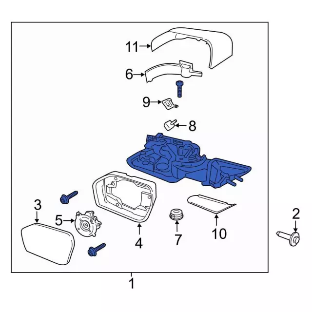 Mirror Outside - Ford (lb5z17682ec) - view 6