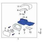Mirror Outside - Ford (lb5z17682ec) - view 8