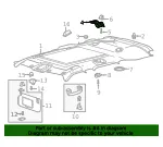 Headliner Bracket - Ford (lb5z7829019d) - view 6
