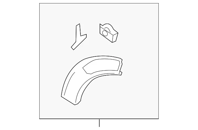 Wheel Opening Molding - Ford (lb5z7829165ac)