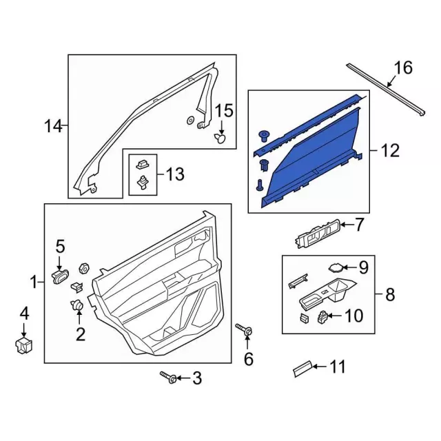 Door Glass Sunshade - Ford (lb5z78402a34af)