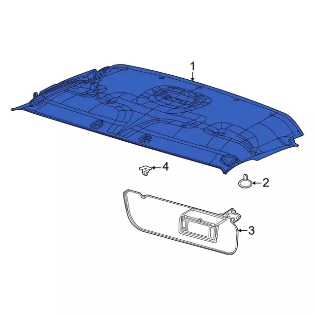 Headliner - Ford (lc2z1551940cb) - view 4