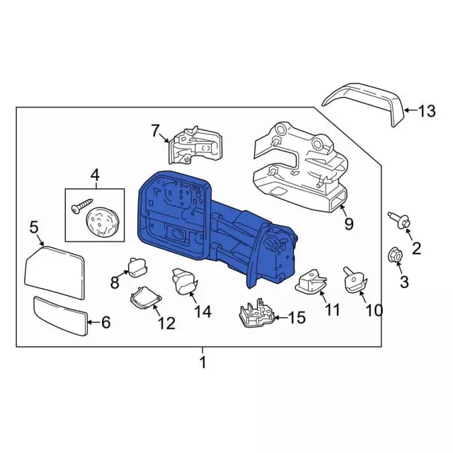 Mirror Assembly - Ford (lc3z17683ta)