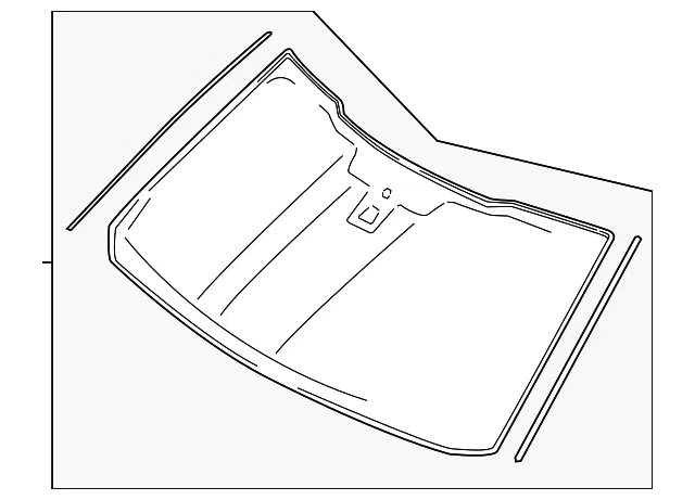 Windshield - Ford (lc3z2503100e) - view 3