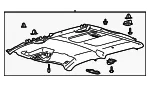 Headliner - Ford (lc3z2651944bb) - view 3