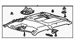 Headliner - Ford (lc3z2651944bc) - view 9