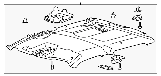 Headliner - Ford (lc3z2651944bd)
