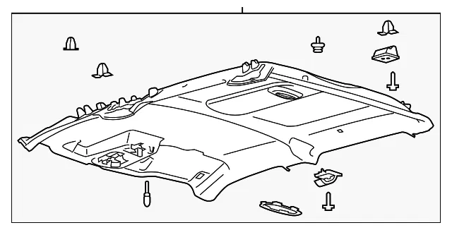Headliner - Ford (lc3z2651944cc)