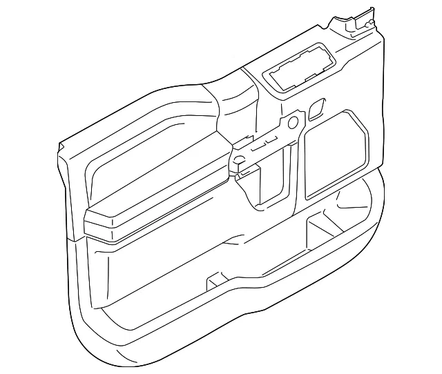 Door Interior Trim Panel - Ford (lc3z2823943ma)