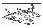Headliner - Ford (lc3z2851944bc) - view 3