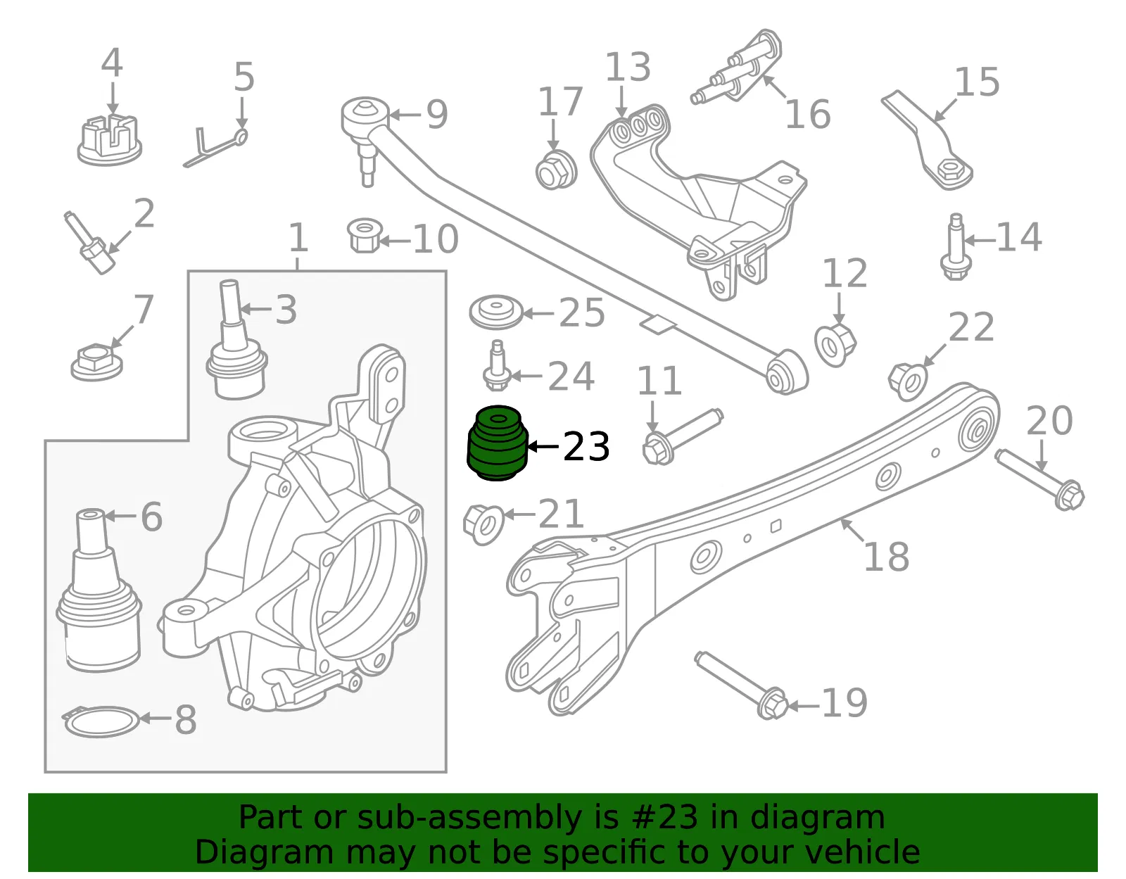 Stop Bumper - Ford (lc3z3020a) - view 4