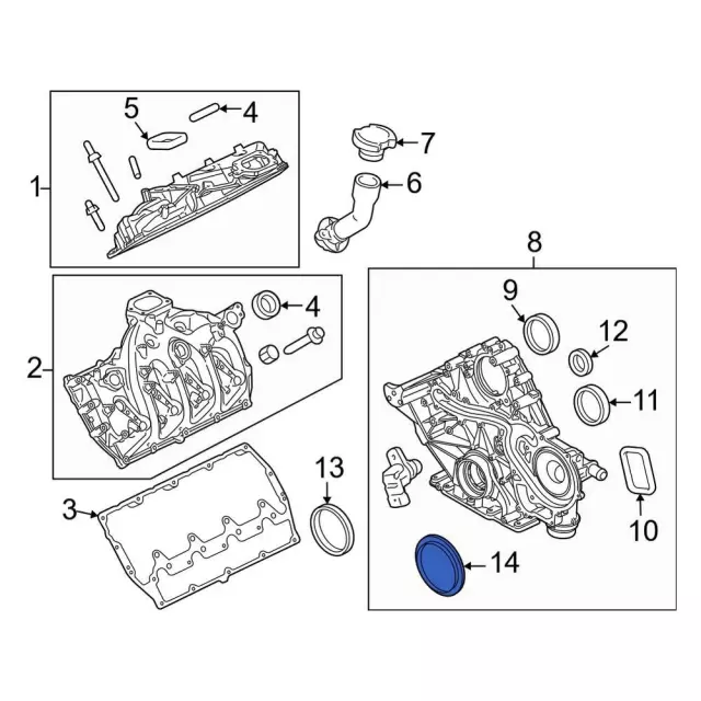 Oil Deflector - Ford (lc3z6310a) - view 6