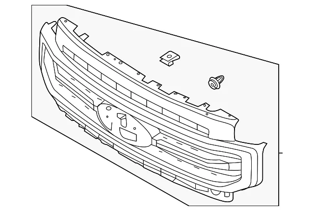 Grille Assembly - Ford (lc3z8200ca) - view 3