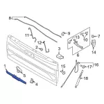 Tailgate Handle - Ford (lc3z9943400fa) - view 7