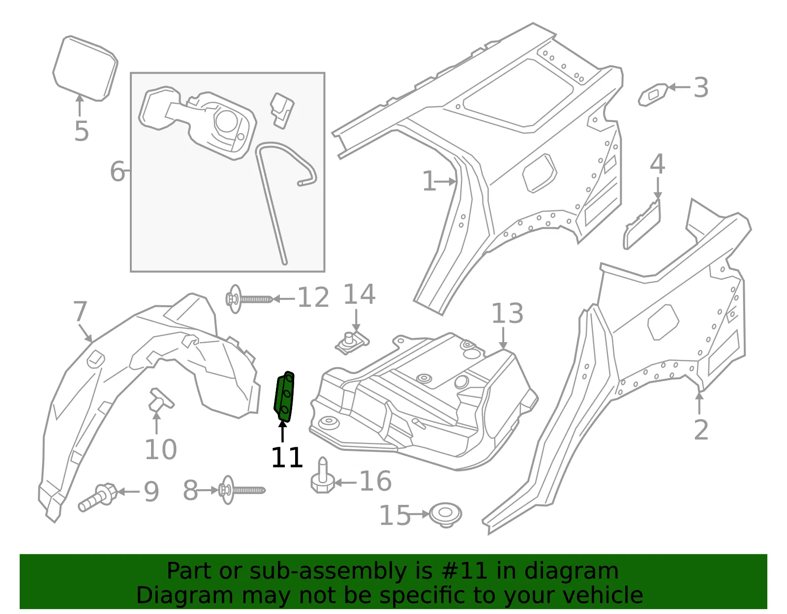 Bracket Bumper Mounting - Ford (lc5z17d942c) - view 3