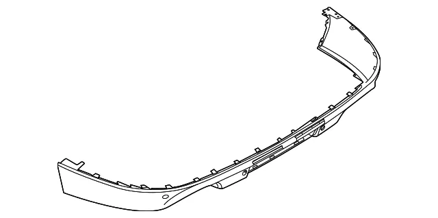 Bumper Assembly Rear - Ford (lc5z17k835daptm)