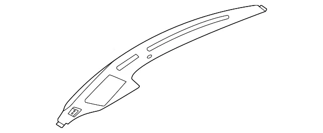 Defroster Grille - Ford (lc5z78044e82bc)